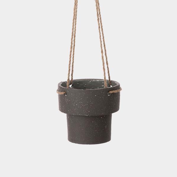 Ferm Living Stoneware and Rope Plant Hanger