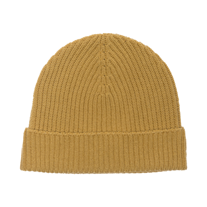 Jennifer Kent Gold Merino Wool Rib Hat