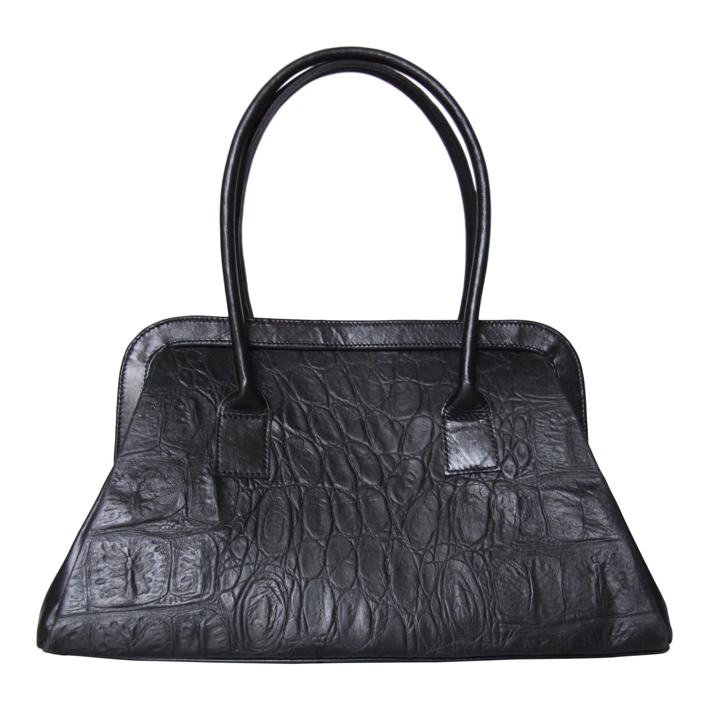 CollardManson Black Croc Doctors Bag 