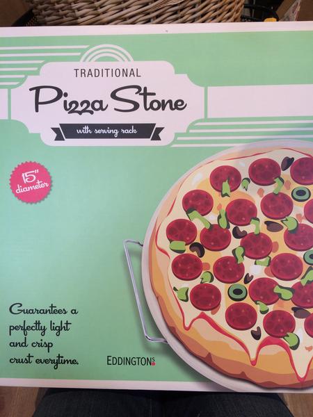 Eddingtons Traditional Pizza Stone With Serving Rack 15