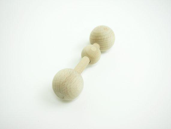 &ME Wooden Baby Rattle