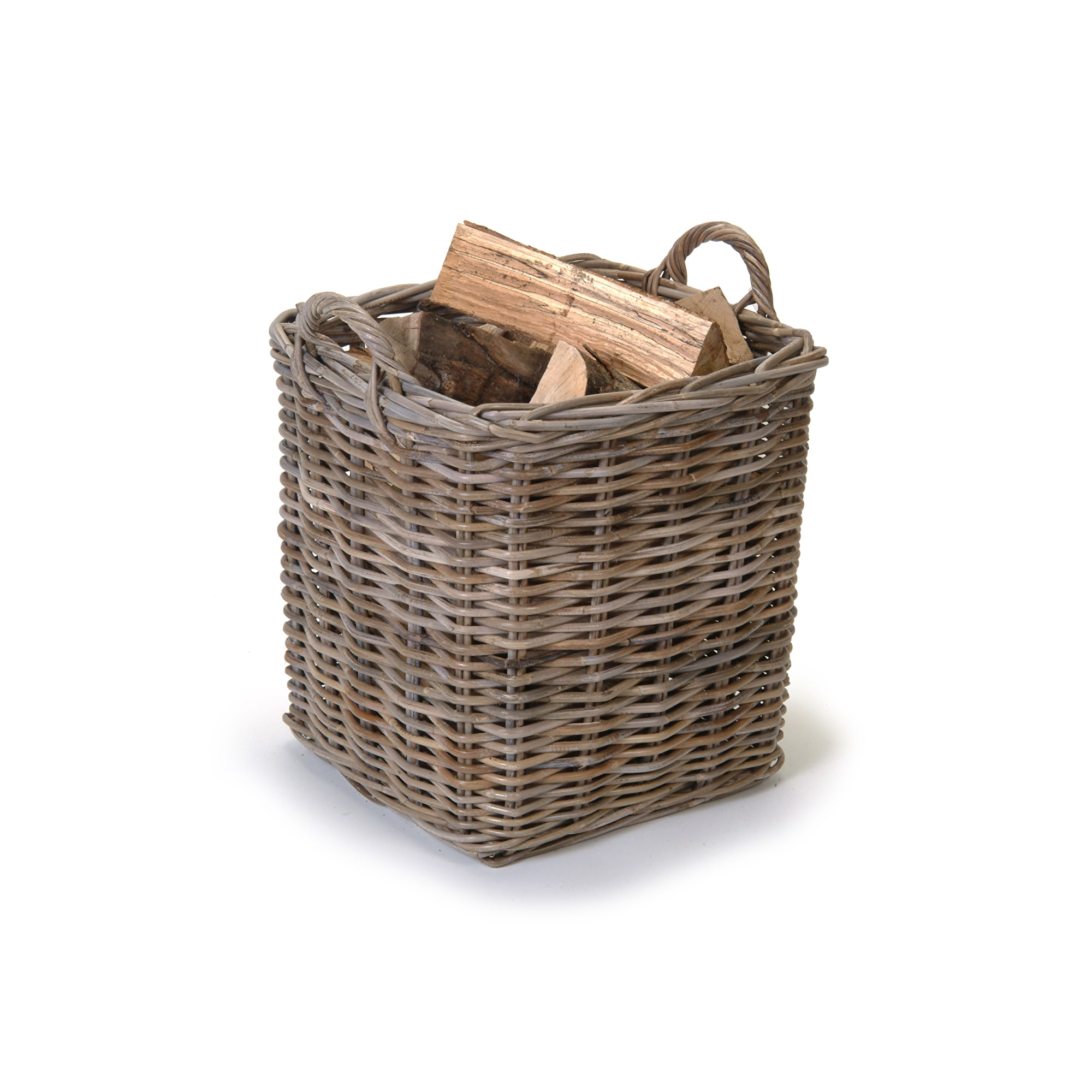 Garden Trading Square Log Basket | Medium