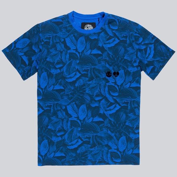 Trouva: Royal Blue Leaf Camo Tee Shirt