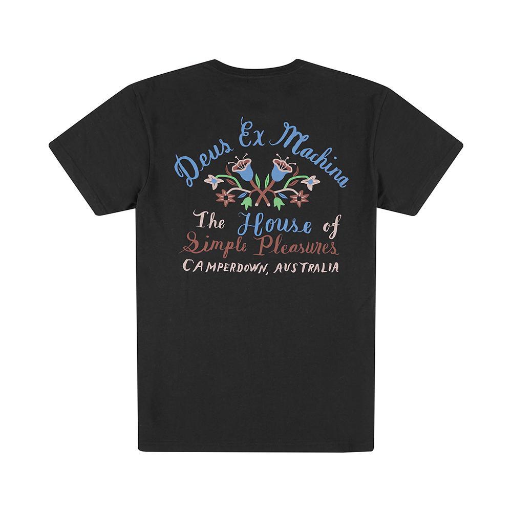 Deus Ex Machina Black Bjorn Camperdown Tee 