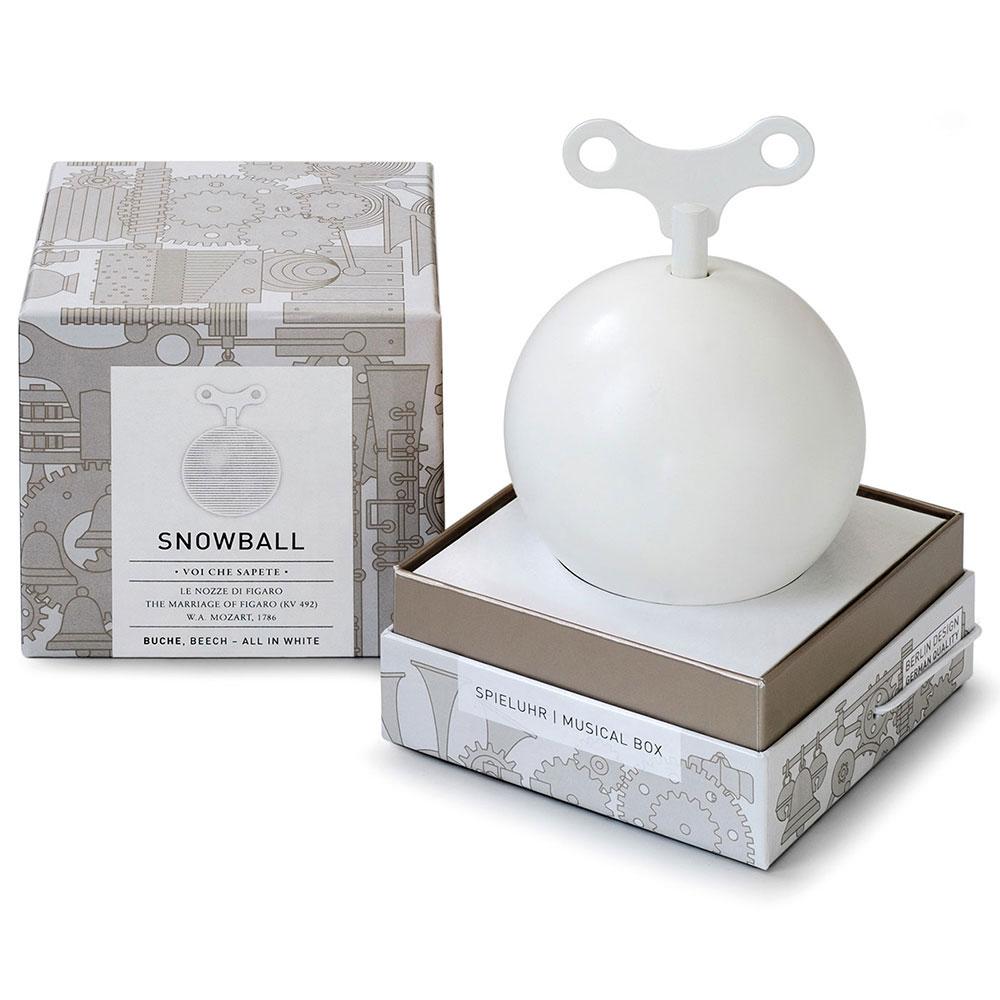 Siebensachen Snowball Round Music Box