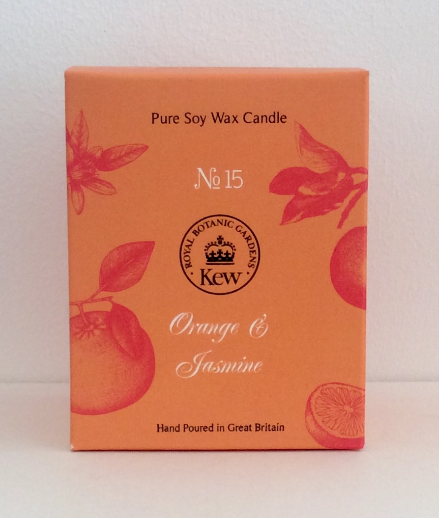 Royal Botanic Gardens, Kew Orange & Jasmine Soy Wax Scented Candle 