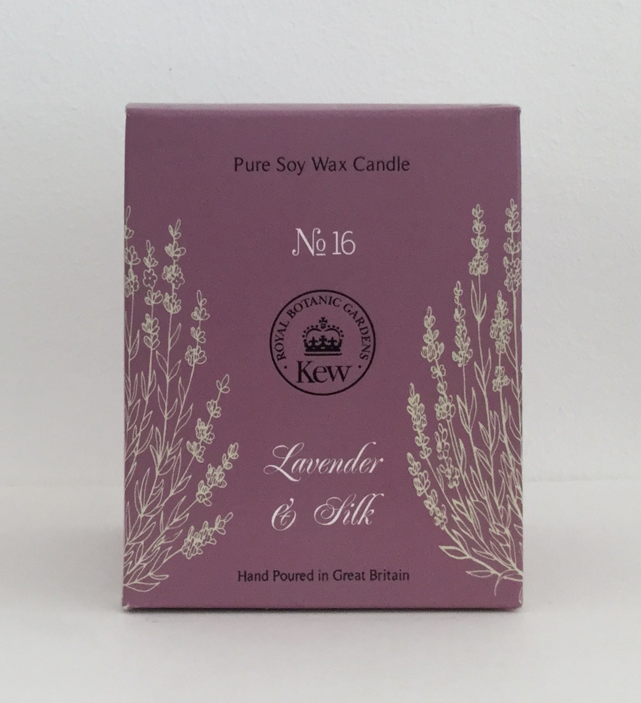 Royal Botanic Gardens, Kew Lavender & Silk Soy Wax Scented  Candle 