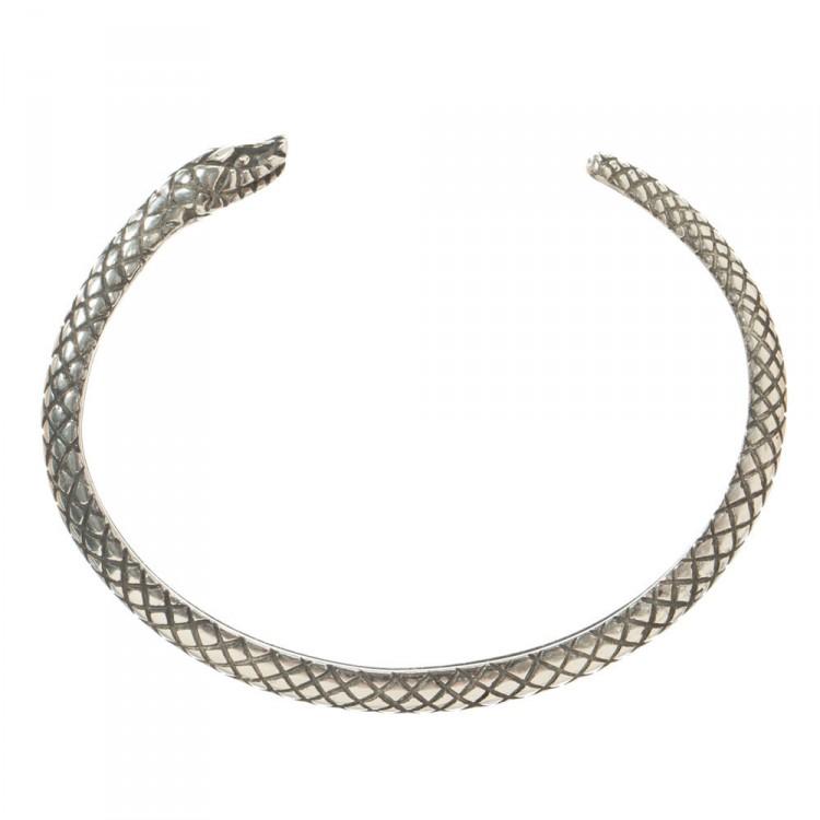 Louise Wade .925 Sterling Silver Snake Bangle