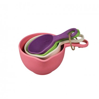 Zuperzozial Set Of 4 Rainbow Measuring Cups 