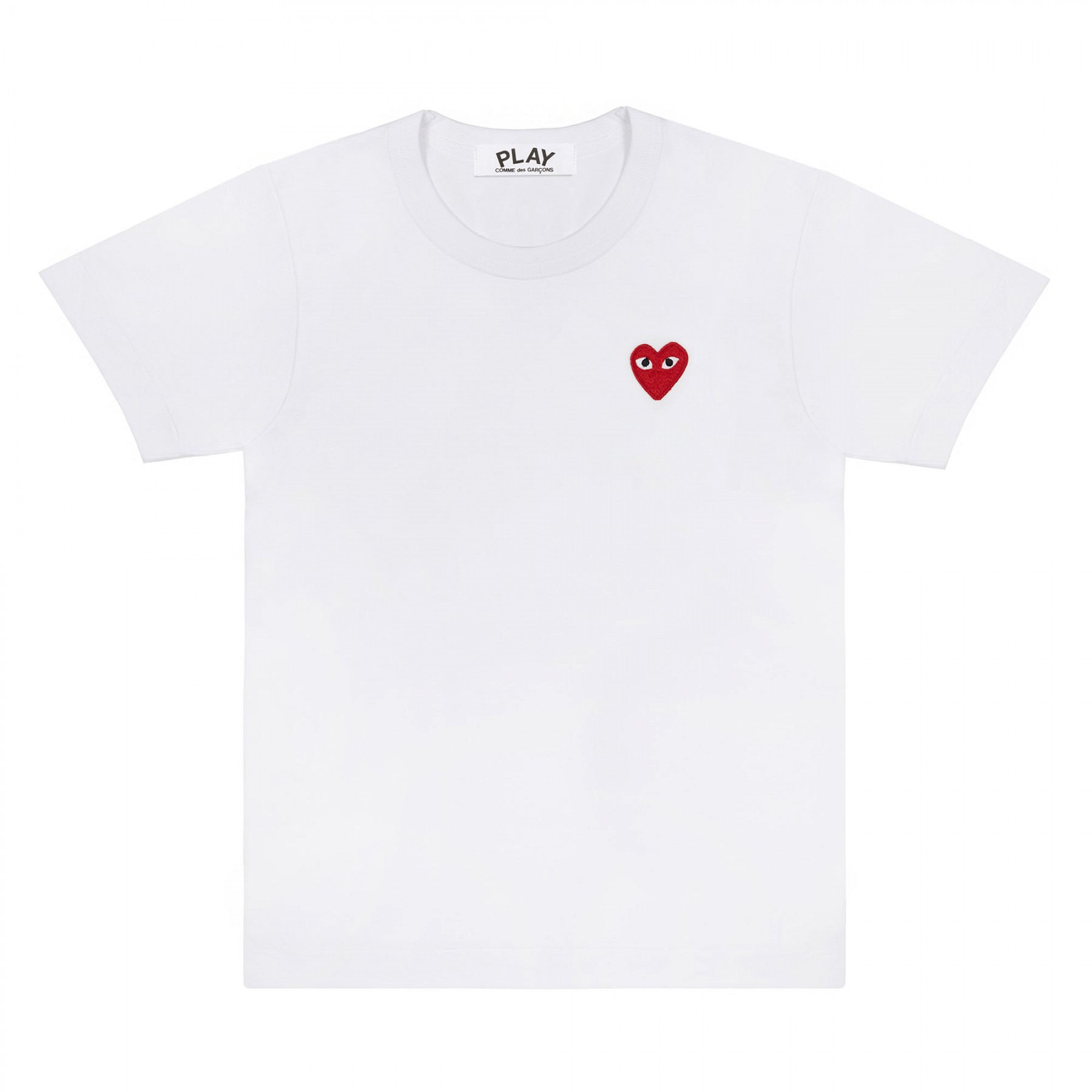 comme des garçons play homme rouge