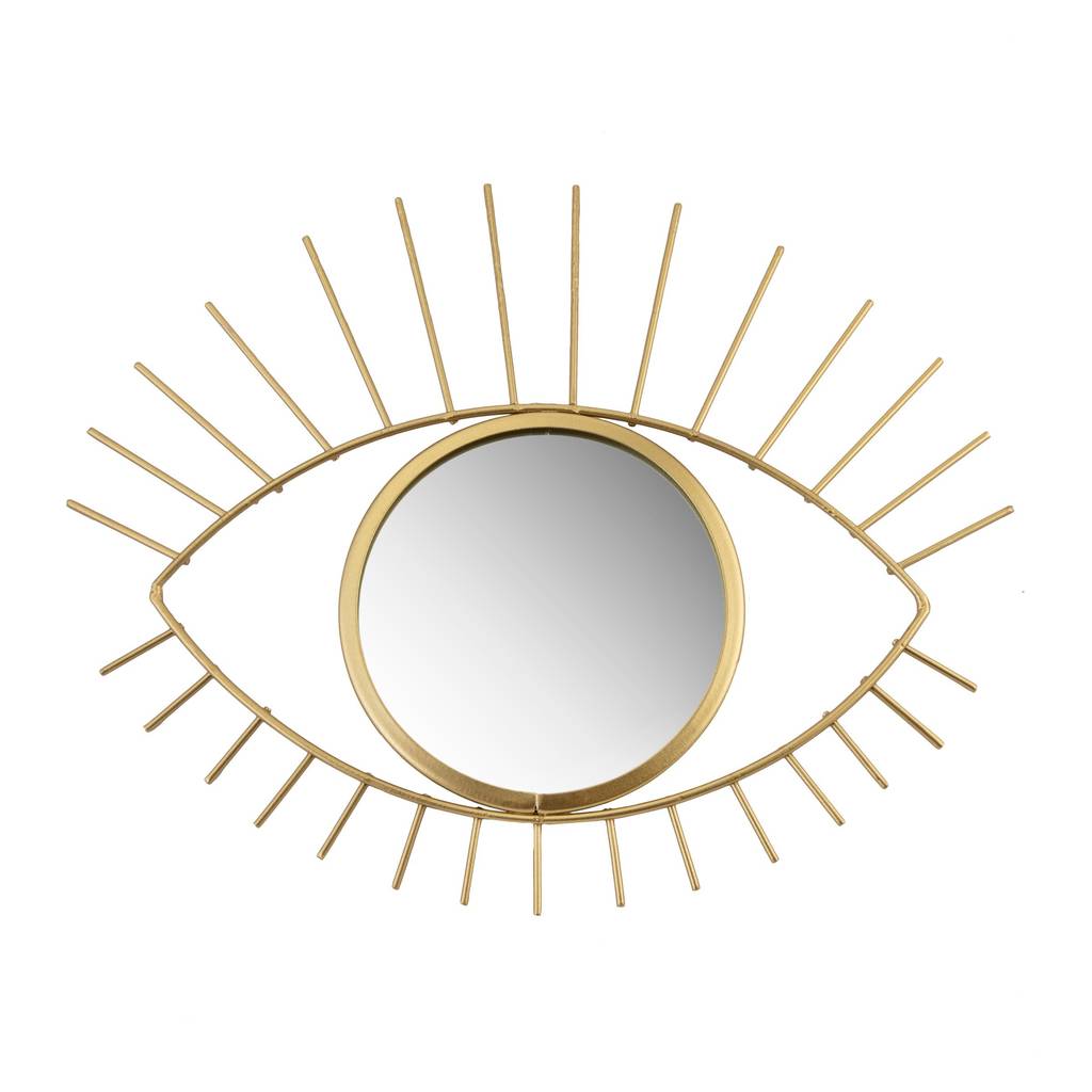 Sass & Belle  Gold Tribal Eye Mirror