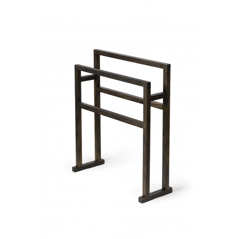 Wireworks Dark Oak Mezza Grande Towel Rail