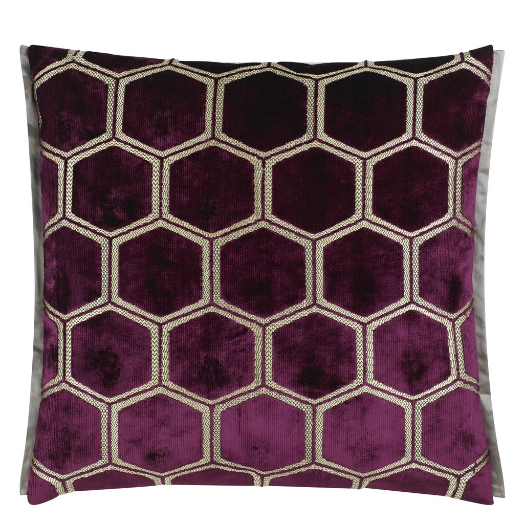 Designers Guild Manipur Damson Cushion