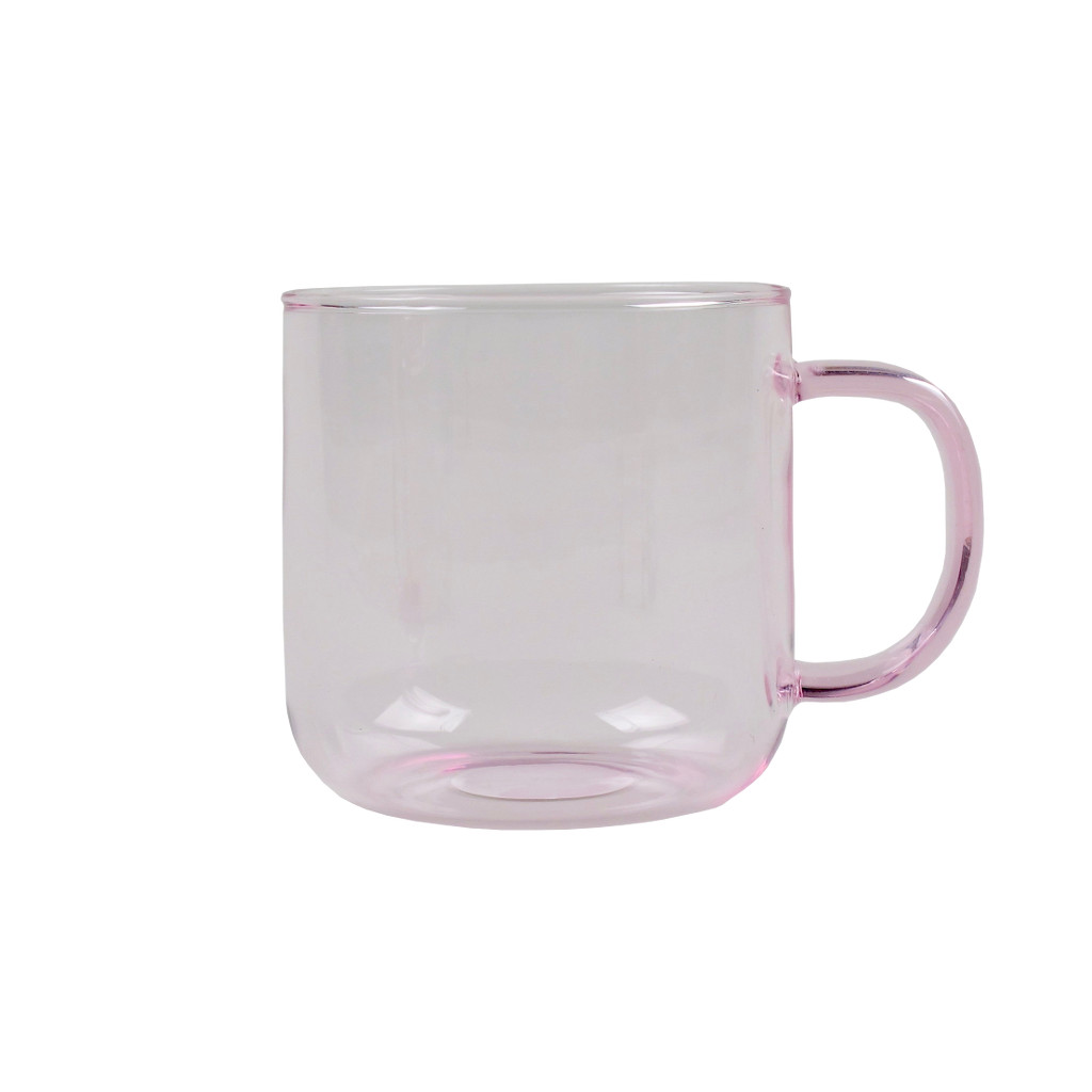 HAY Pink Borosilicate Glass Mug