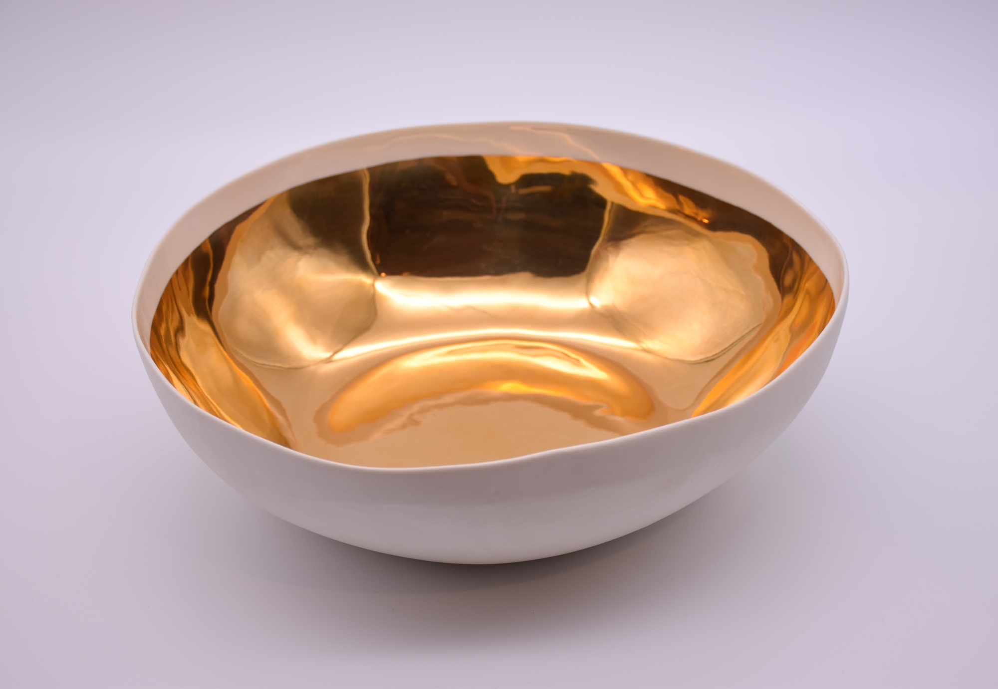 Bertozzi Golden Handmade Full Painted Bowl