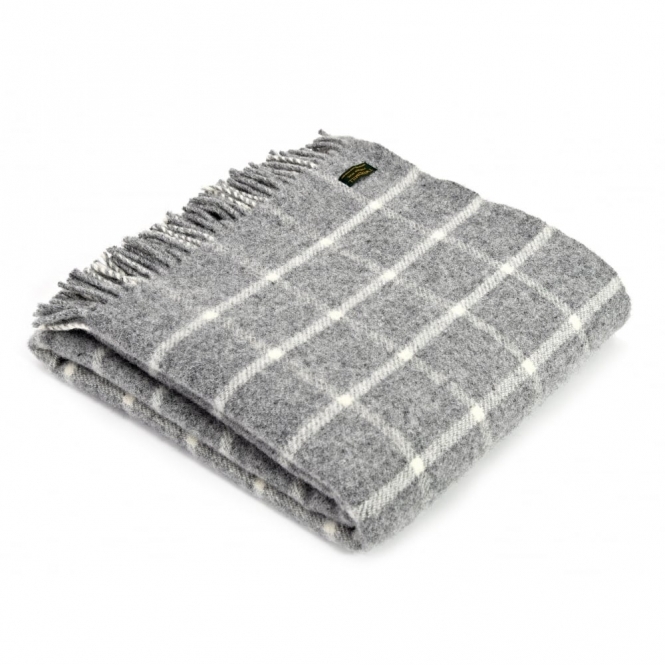 tweedmill-grey-chequered-check-pure-new-wool-throw-150cm-x-183cm