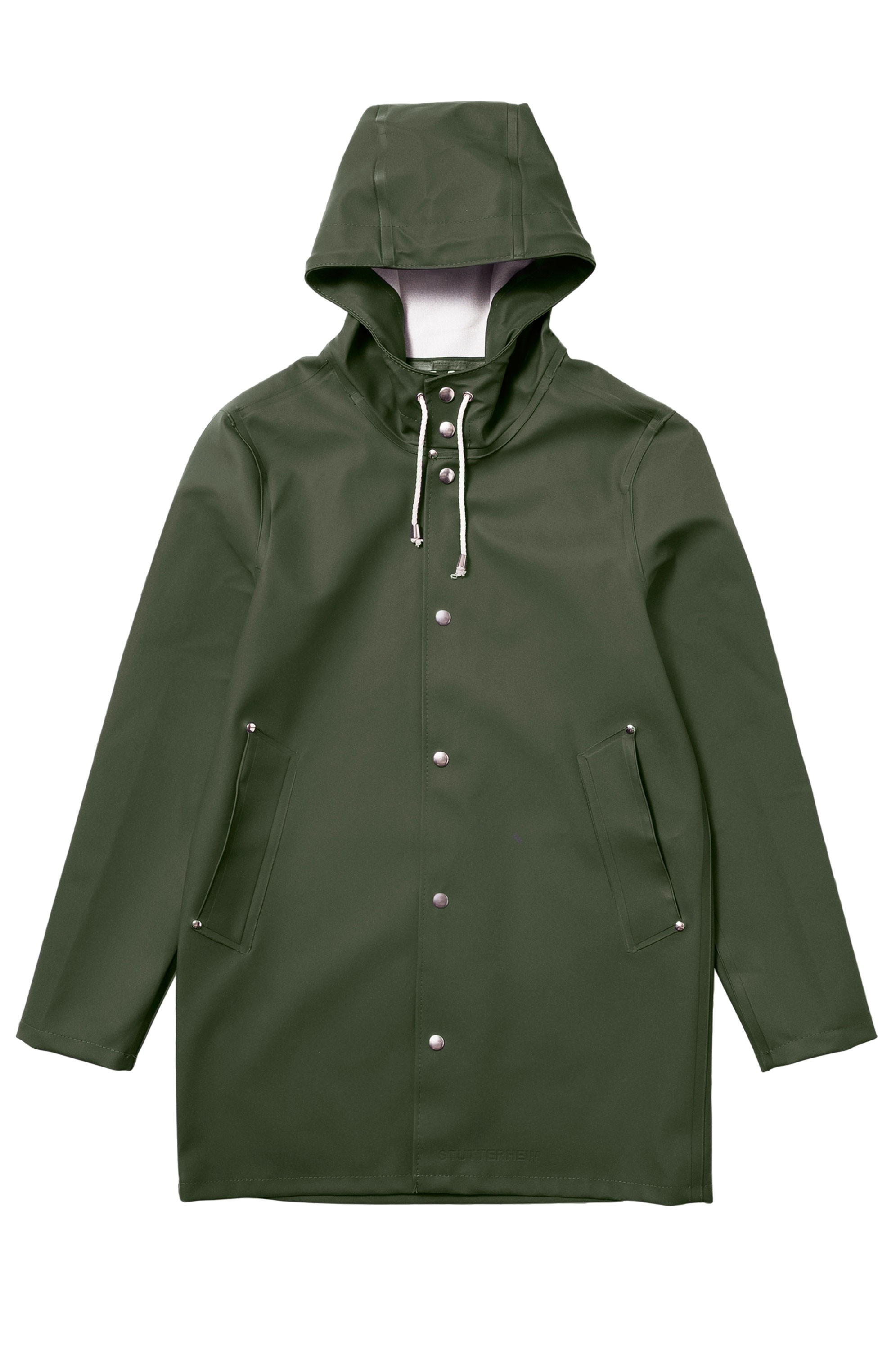 Stutterheim Green Womens Stockholm Raincoat 