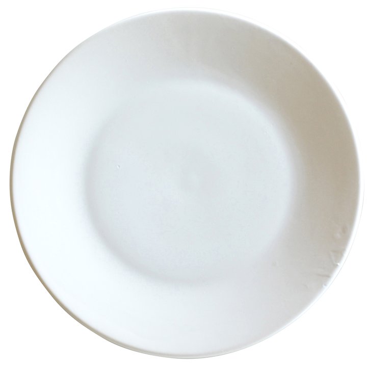 Small Pure White Plate 