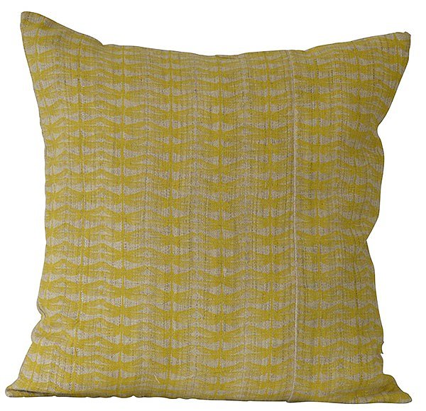 Yellow Herd Dragonfly Pillow