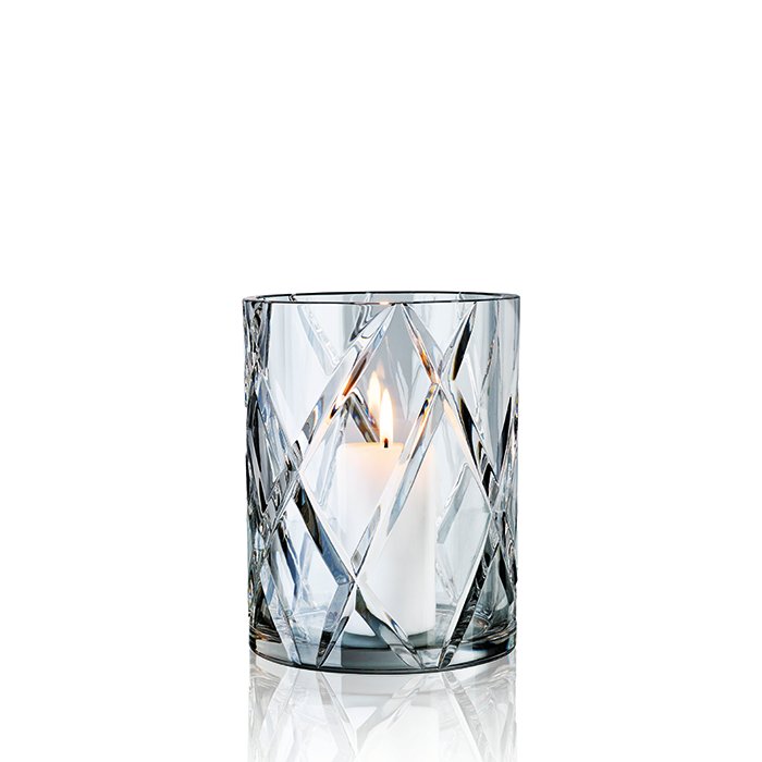 Skogsberg Smart Medium Clear Crystal Hurricane Lamp