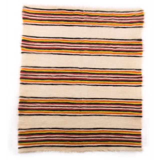 Wukra Striped Wool Rug