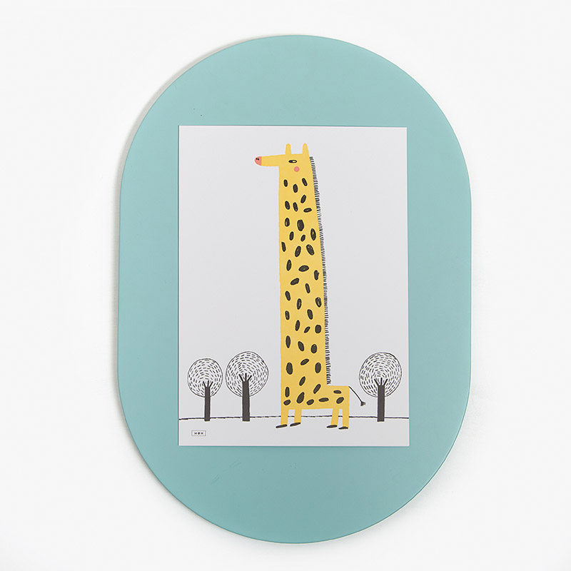 Mon Giraffe Margarita Art Print
