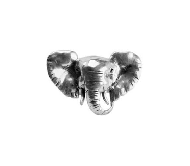 Michi Roman Sterling Silver Elephant Ring 