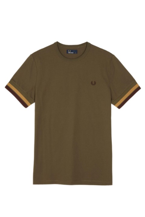 Fred Perry Iris Leaf Bold Tipped Tee 