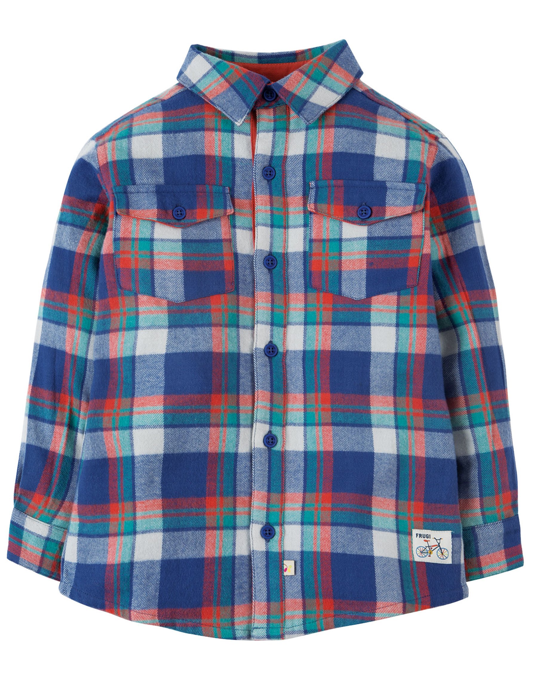 Frugi Cosy Check 4 To 5 Years Hector Checked Shirt