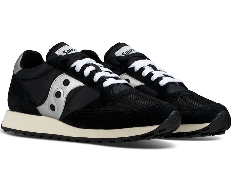 Saucony  Black White Jazz Original Vintage Trainer