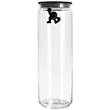 Alessi 200cl Black Gianni Storage Jar