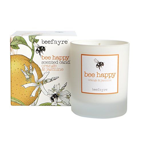 beefayre Large Bee Happy Candle