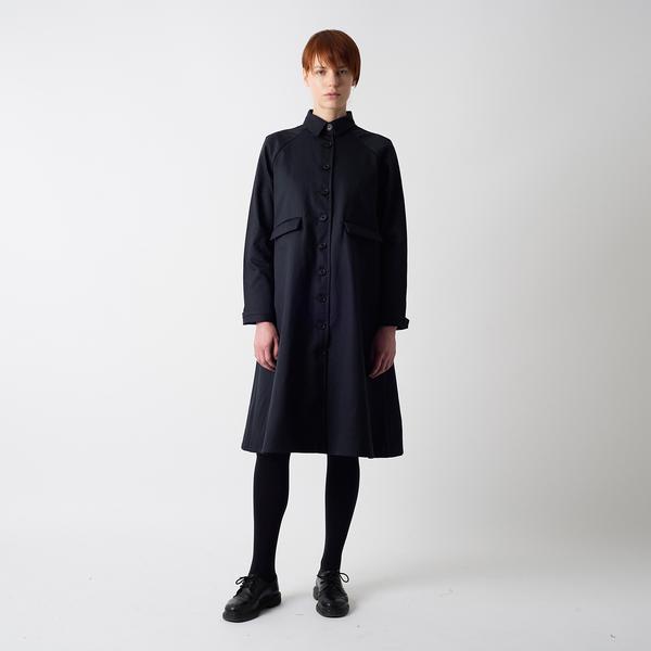 Kate Sheridan Black A Line Duster