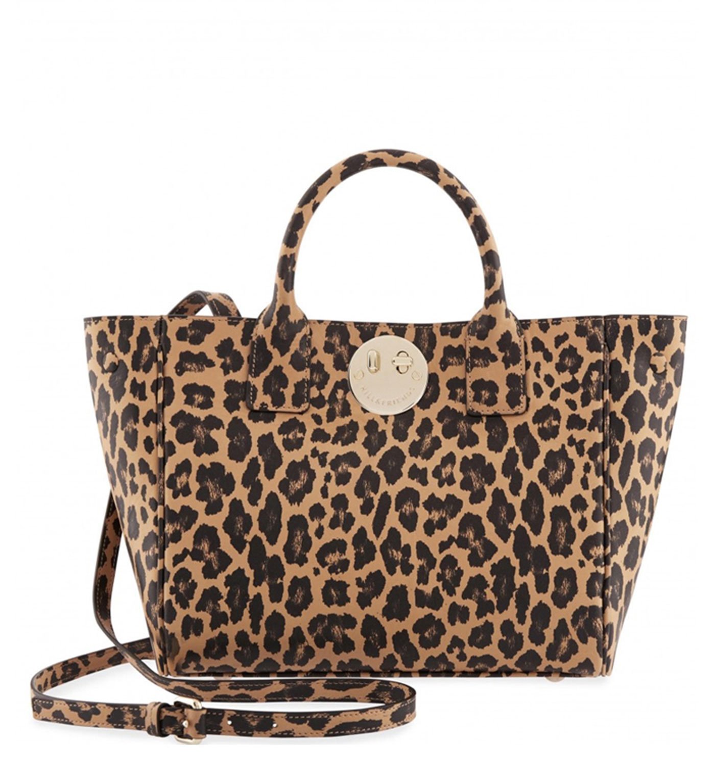 Hill & Friends Natural Leopard Happy Mini Tote Bag