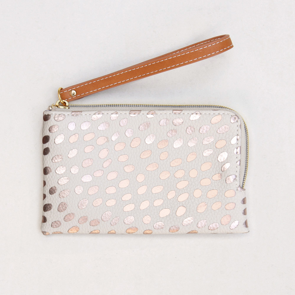 Caroline Gardner Rose Gold Essential Purse