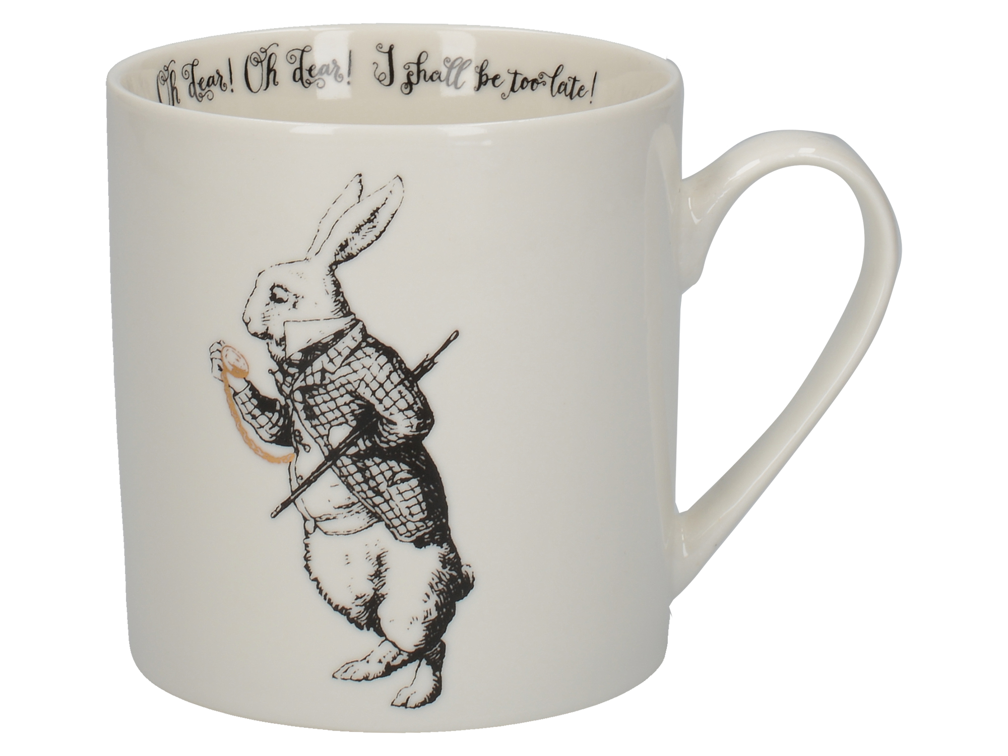 Creative tops Alice In Wonderland White Rabbit Can Mug