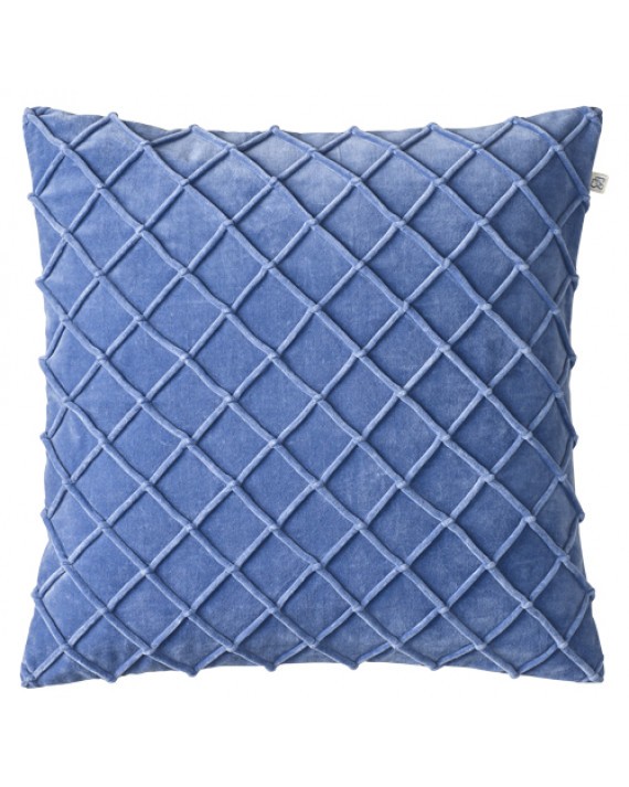 Luma Riviera Blue Velvet Deva Cushion Cover