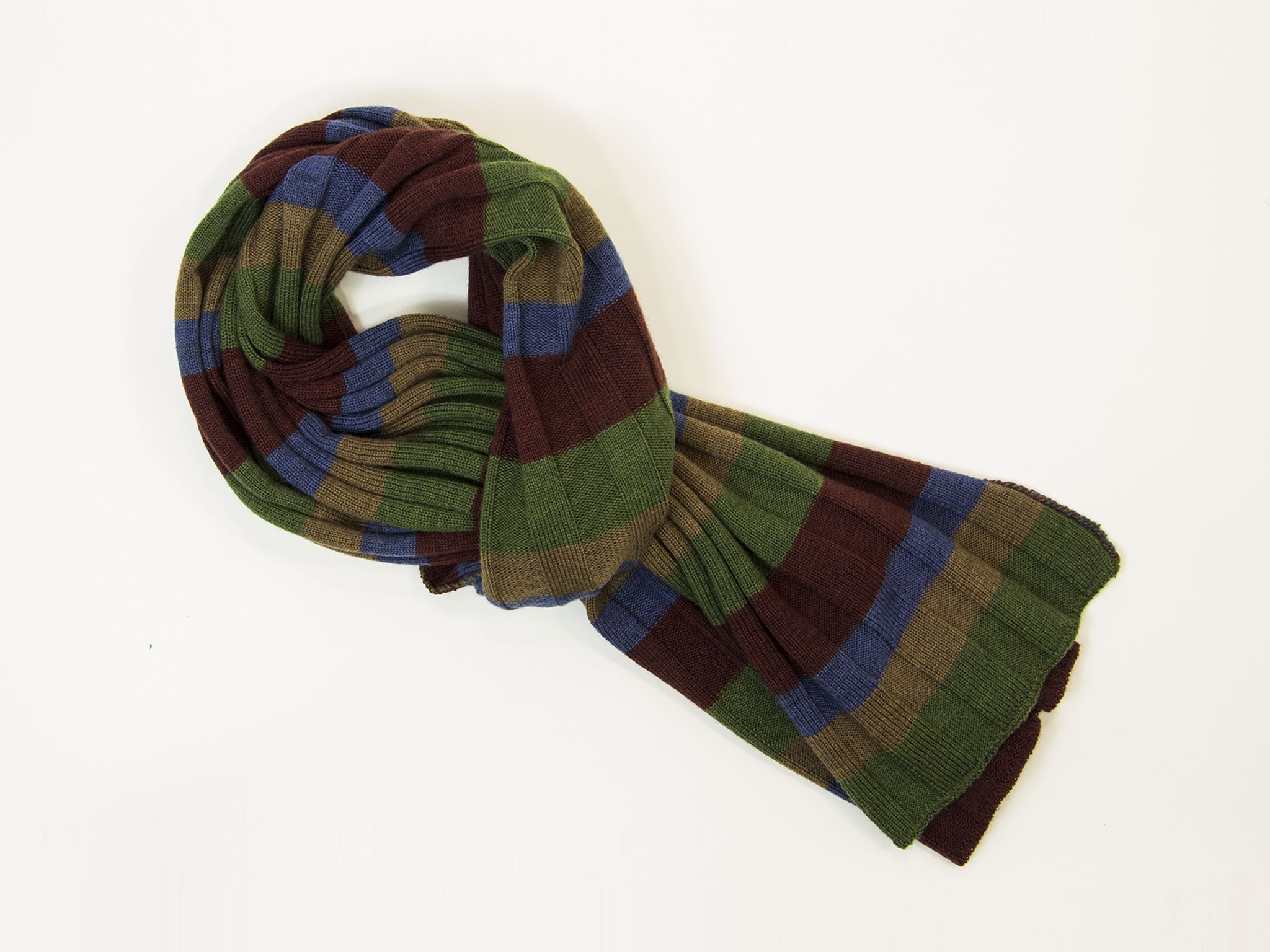 40 Colori Multi Striped Wool Scarf