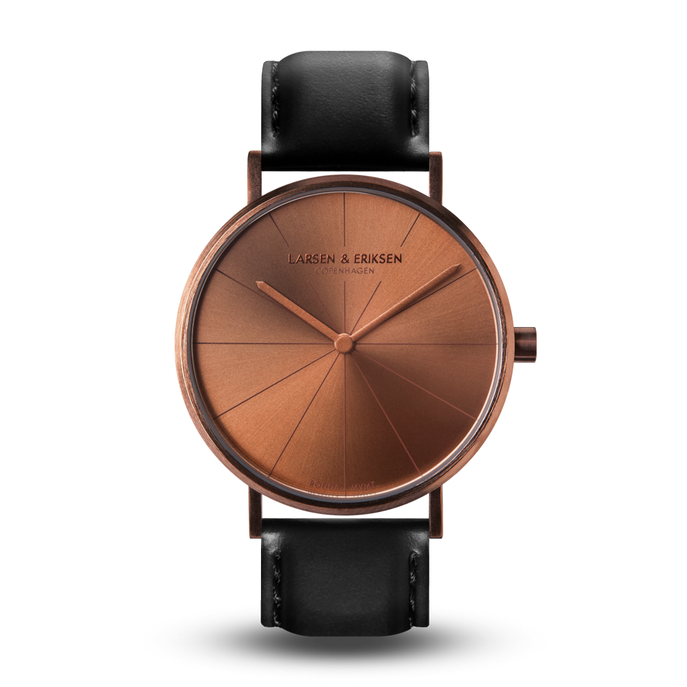 Larsen & Eriksen Copper Black 37 mm Absalon Watch