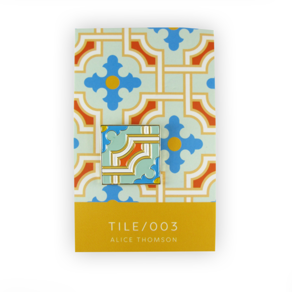 Alice Thomson Tile 003 Pin Badge