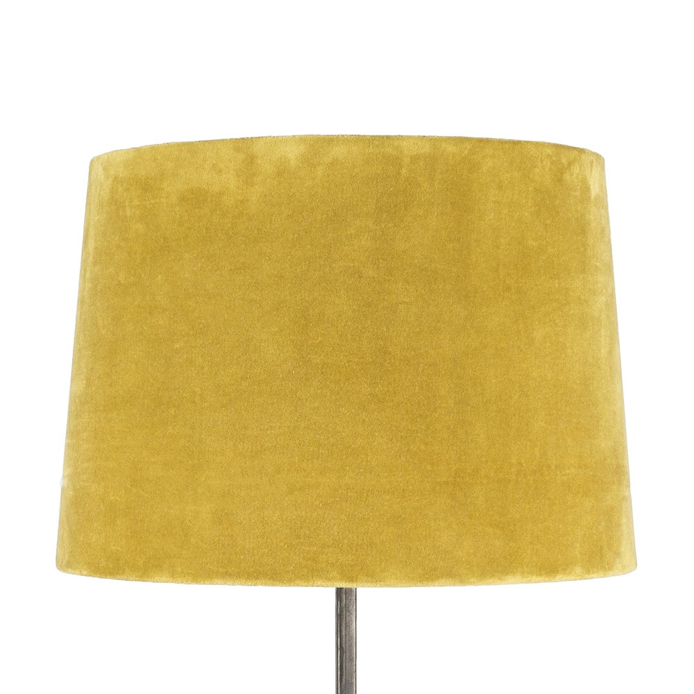 Luma Yellow Medium Velvet Lampshade