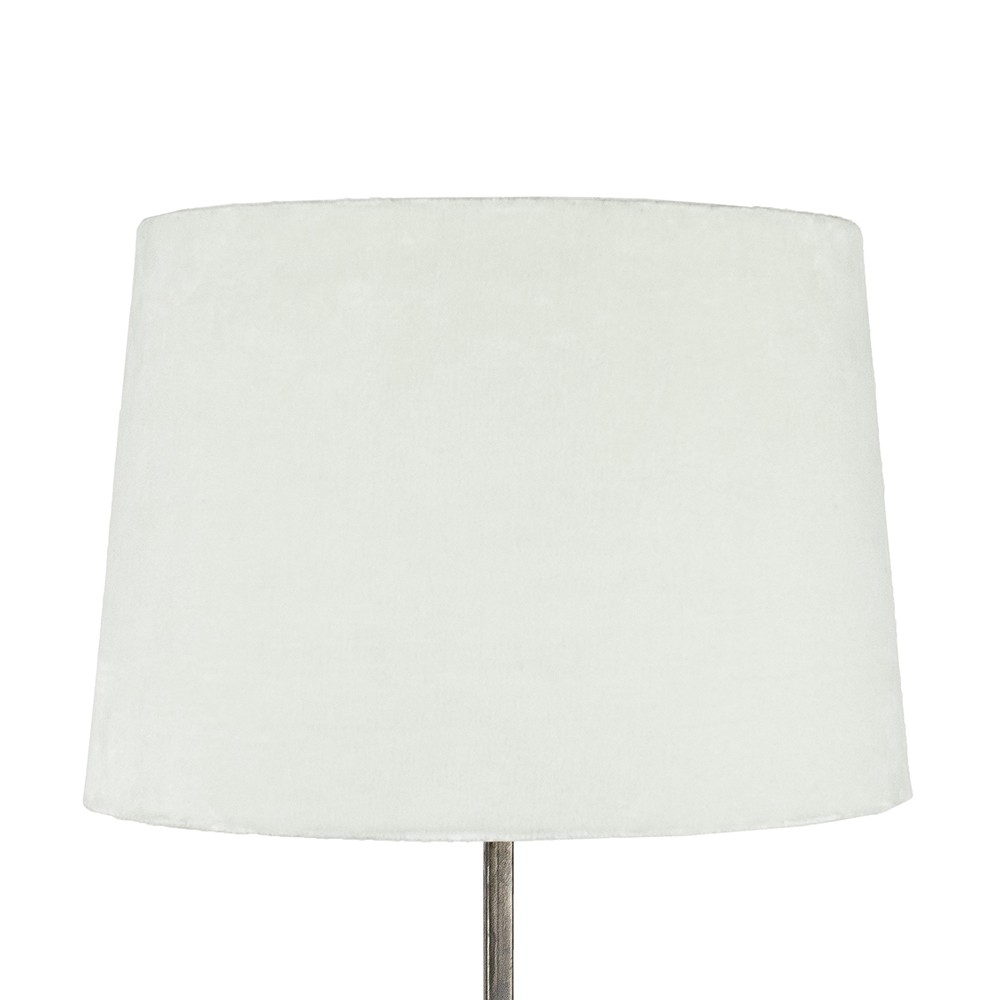 Luma Cream Medium Velvet Lampshade