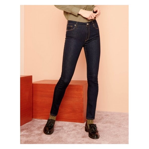 Reiko Dark Blue Arnel High Rise Skinny Jeans 