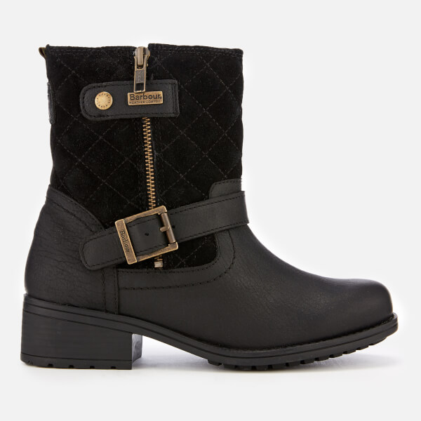 Trouva: Short Sienna Quilted Flat Boots