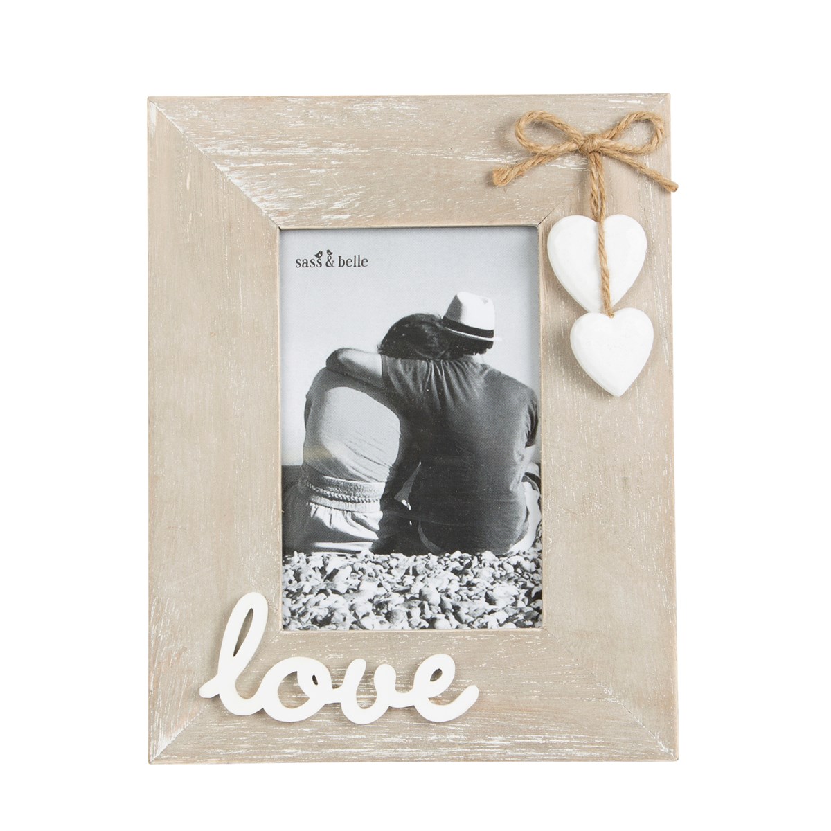 Sass & Belle  Ashley Farmhouse Love Standing Photo Frame