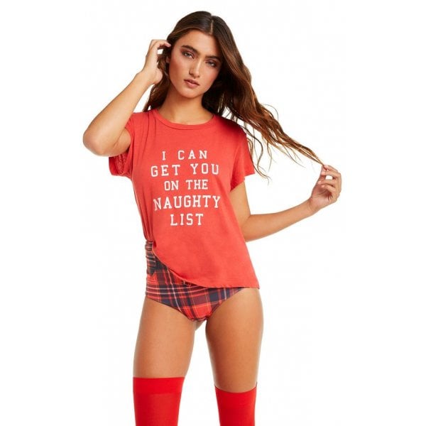 Wildfox Scarlet Naughty List T Shirt