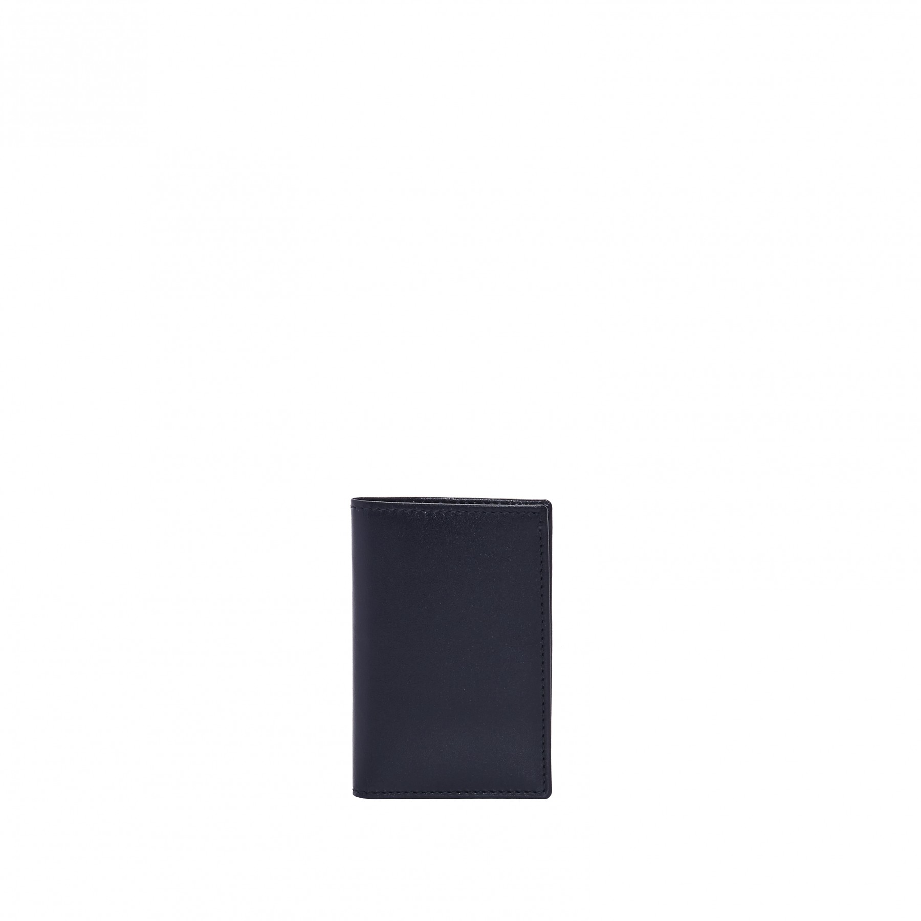 Comme Des Garcons Leather Wallet CDG Classic Colour Wallet (SA6400 Navy)