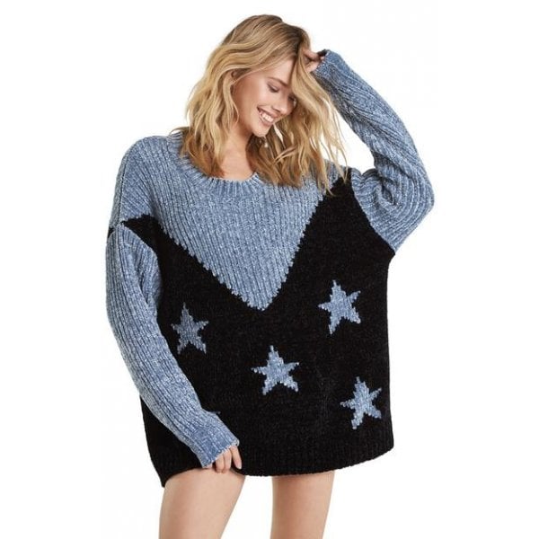 Wildfox Vision Blue Splendour Chenille Jumper