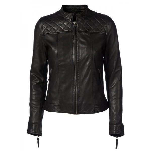 MDK Black Andrea Leather Jacket