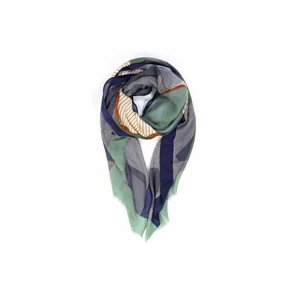 Mapoesie Blue Grey Nature Dead Scarf